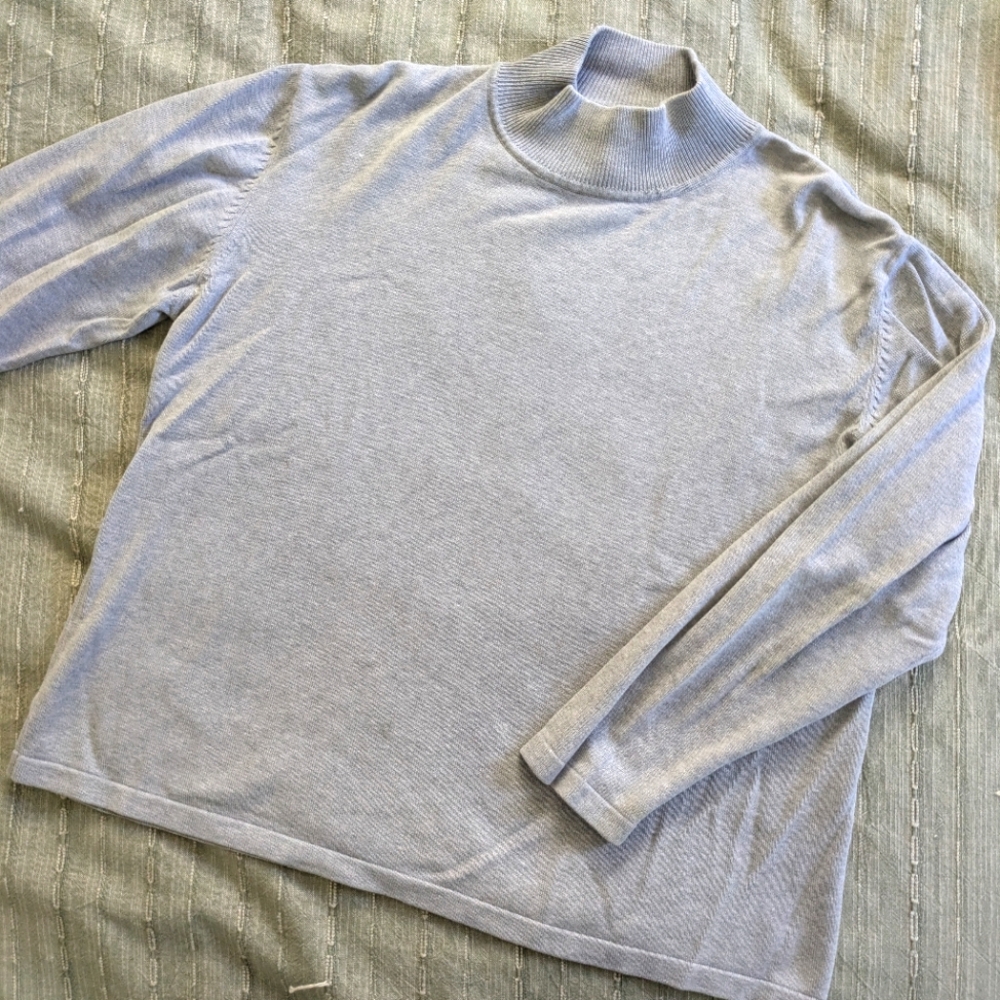XL Cotton Turtleneck Sweater